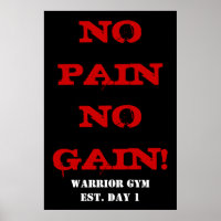 KEIN SCHMERZ, KEIN GEWINN! Gewichtheben von Gym Po