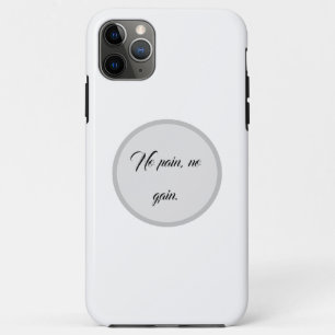 Kein Schmerz Kein Gewinn   GYM Motivationszitate   Case-Mate iPhone Hülle