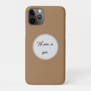 Kein Schmerz Kein Gewinn   GYM Motivationszitate   Case-Mate iPhone Hülle