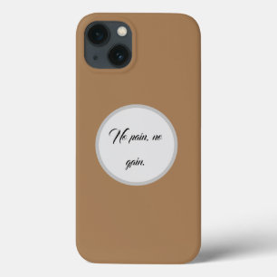 Kein Schmerz Kein Gewinn   GYM Motivationszitate   Case-Mate iPhone Hülle