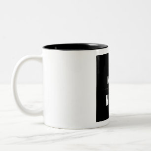 Kein Schmerz Kein Gewinn Kraftdreikampf-Gym-Motiva Zweifarbige Tasse