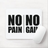 Kein Schmerz kein Gewinn Mousepad (Mit Mouse)