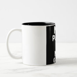 Kein Schmerz kein Schmerz - Bewegung Zweifarbige Tasse