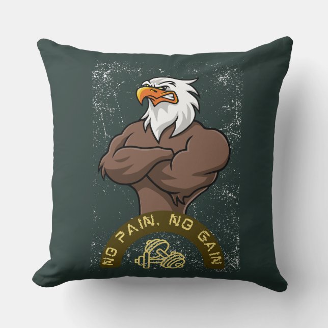 kein Schmerz Kissen (Vorderseite)