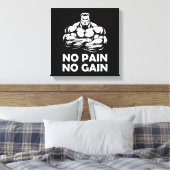 Kein Schmerz Leinwanddruck (Insitu (Schlafzimmer))