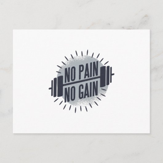 Kein Schmerz Postkarte (Vorderseite)