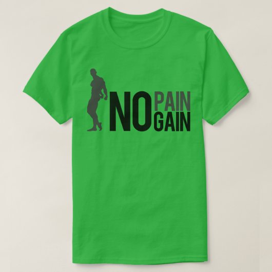 Kein Schmerz T-Shirt (Design vorne)