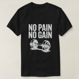 Kein Schmerz Vintages Dumbell-Training T-Shirt