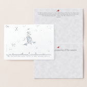 Kein Schneeflocken fällt jemals in den falschen Ur Folienkarte (Anzeige)