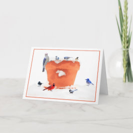 Kein Schneeflocken fällt jemals in die falschen Or Feiertagskarte