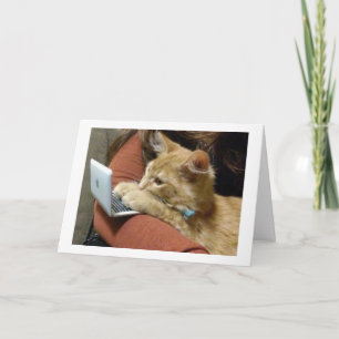 KEIN SCHNURREN, ICH WÜNSCHE EUCH EIN FROHES WEIHNA KARTE