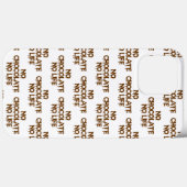KEIN SCHOKOLAD KEIN LEBEN Case-Mate iPhone HÜLLE (Rückseite (Horizontal))