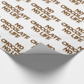 KEIN SCHOKOLAD KEIN LEBEN GESCHENKPAPIER (Ecke)