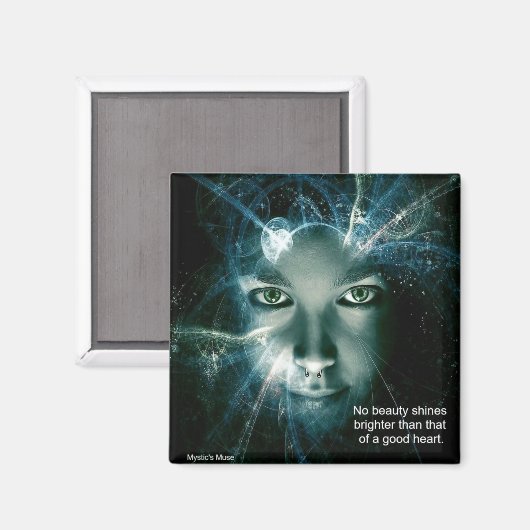 Kein schönes Shines Brighter Square Magnet (Vorderseite/Rückseite)