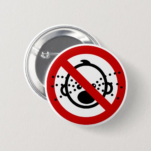 KEIN Schrei-Babys ⚠ thailändisches Button (Vorne & Hinten)
