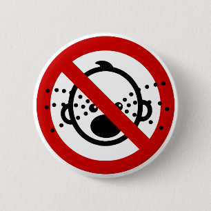 KEIN Schrei-Babys ⚠ thailändisches Button