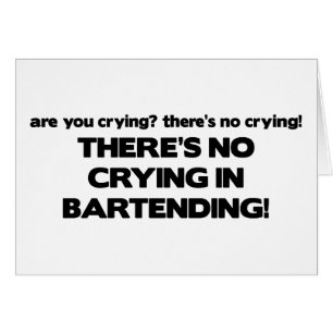 Kein Schreien beim Als Barmixer arbeiten