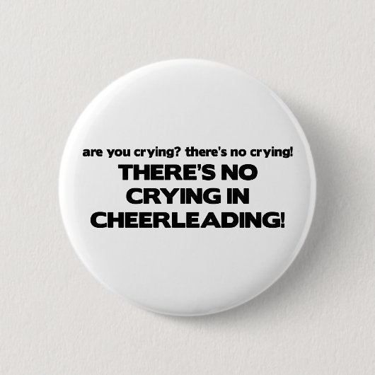 Kein Schreien - Cheerleading Button (Vorderseite)