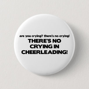 Kein Schreien - Cheerleading Button