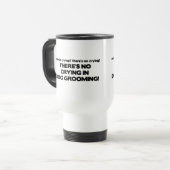 Kein Schreien im HundeGroomer Reisebecher (Vorderseite Links)