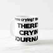 Kein Schreien im Journalismus Kaffeetasse (Vorderseite Links)