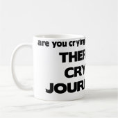 Kein Schreien im Journalismus Kaffeetasse (Links)