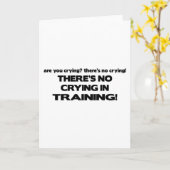 Kein Schreien im Training Karte (Gelbe Blume)