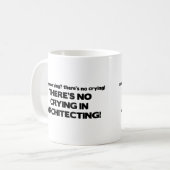 Kein Schreien in Architecting Kaffeetasse (Vorderseite Links)