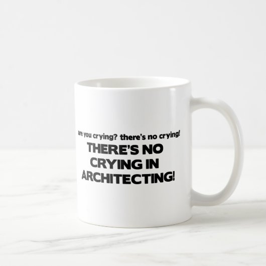 Kein Schreien in Architecting Kaffeetasse (Rechts)
