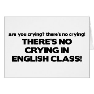 Kein Schreien in der englischen Klasse