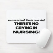 Kein Schreien in der Krankenpflege Mousepad (Mit Mouse)