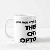 Kein Schreien in der Optometrie Kaffeetasse (Links)