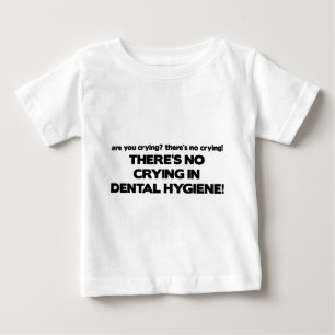 Kein Schreien in der zahnmedizinischen Hygiene Baby T-shirt