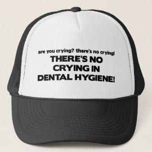 Kein Schreien in der zahnmedizinischen Hygiene Truckerkappe