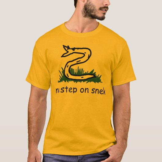 Kein Schritt auf dem Snek T-Shirt (Vorderseite)