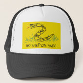 Kein Schritt auf dem Weg zur "Snek Gadsden Flag" Truckerkappe (Vorderseite)