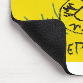 Kein Schritt auf der Flagge von Snek Gadsden Mousepad (Ecke)