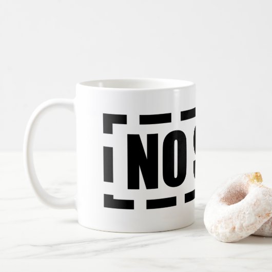 KEIN SCHRITT KAFFEETASSE (Mit Donut)