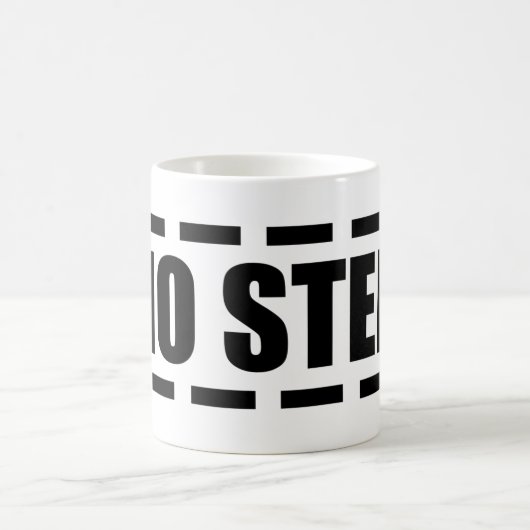 KEIN SCHRITT KAFFEETASSE (Mittel)