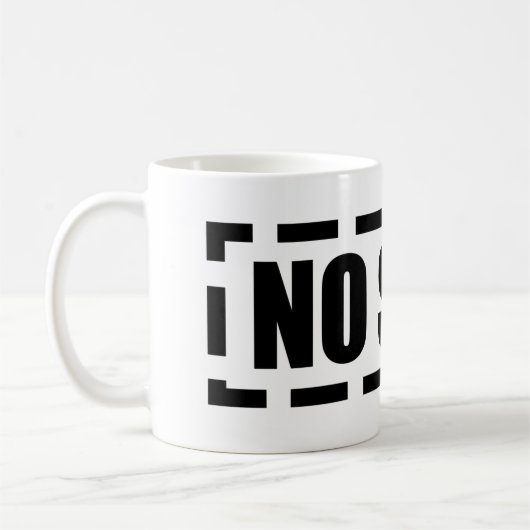 KEIN SCHRITT KAFFEETASSE (Links)