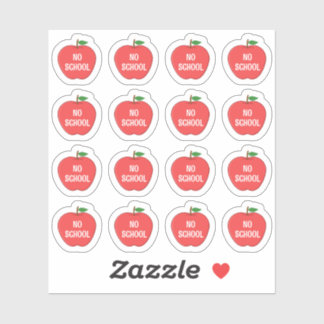 Kein Schullehrer Lehrer Erinnerung Planer Aufkleber