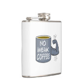 Kein schwacher Kaffee Flachmann (Rechts)