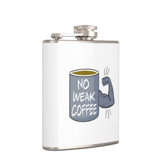 Kein schwacher Kaffee Flachmann (Rechts)