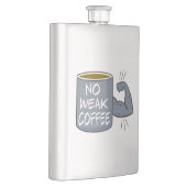 Kein schwacher Kaffee Flachmann (Rechts)