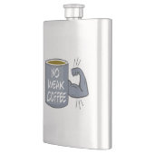 Kein schwacher Kaffee Flachmann (Links)