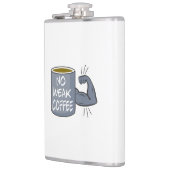 Kein schwacher Kaffee Flachmann (Links)
