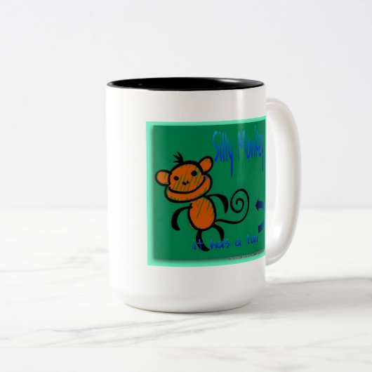 Kein Schwanz? Nicht ein Affe - Tasse (VorderseiteRechts)