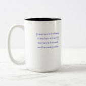 Kein Schwanz? Nicht ein Affe - Tasse (Links)