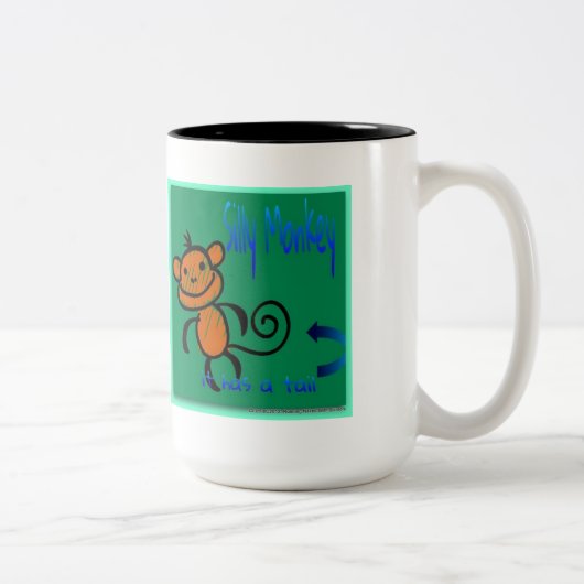 Kein Schwanz? Nicht ein Affe - Tasse (Rechts)