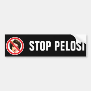 Kein schwarzer Autoaufkleber Nancys Pelosi